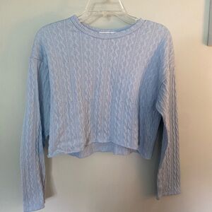 Long Sleeved Sweater Crop Top